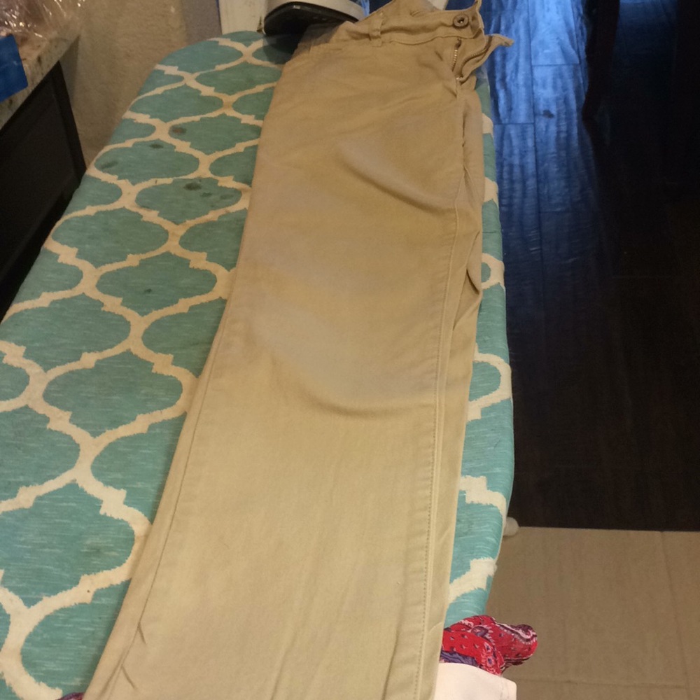 Khaki school pants